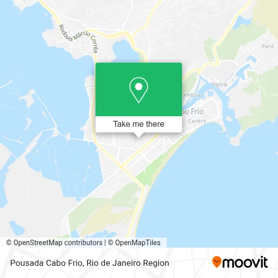 Pousada Cabo Frio map