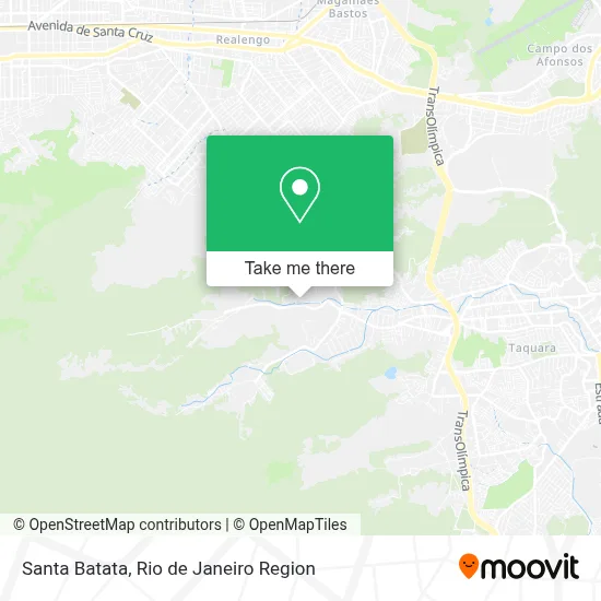 Santa Batata map