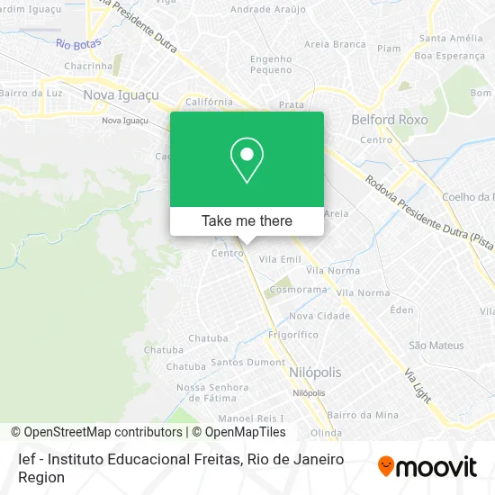 Ief - Instituto Educacional Freitas map
