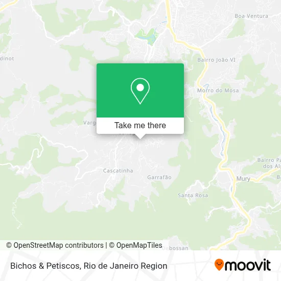 Bichos & Petiscos map