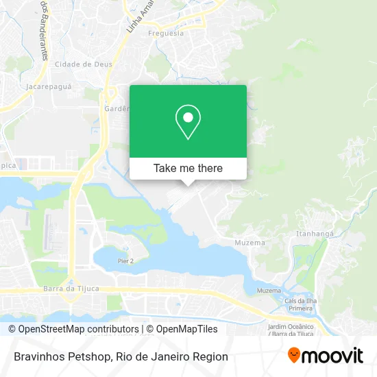 Bravinhos Petshop map