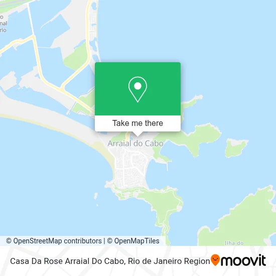 Casa Da Rose Arraial Do Cabo map