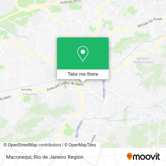 Maconequi map