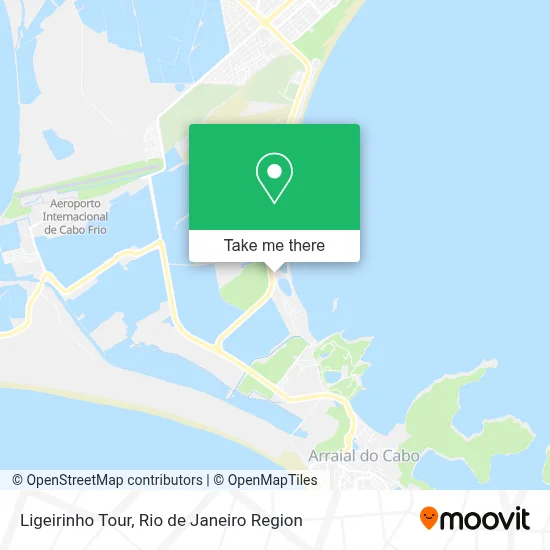 Ligeirinho Tour map