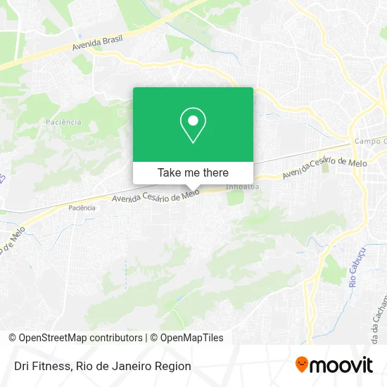 Dri Fitness map