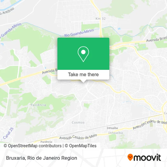 Bruxaria map