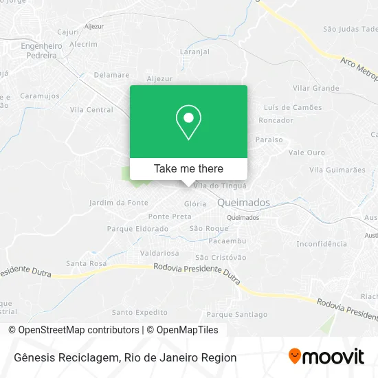 Gênesis Reciclagem map