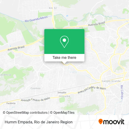 Humm Empada map