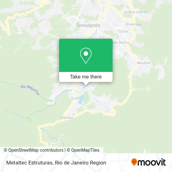 Metaltec Estruturas map