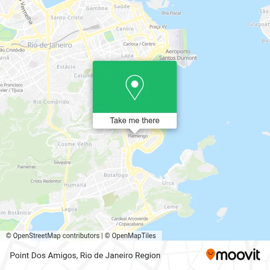 Point Dos Amigos map