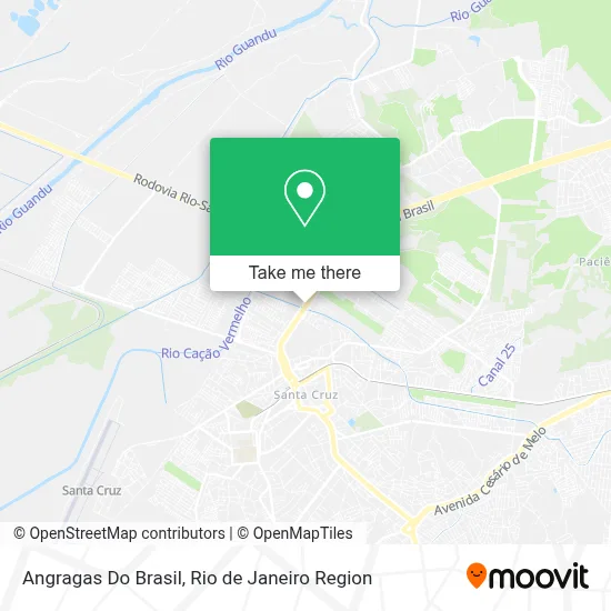 Angragas Do Brasil map