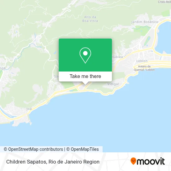Children Sapatos map