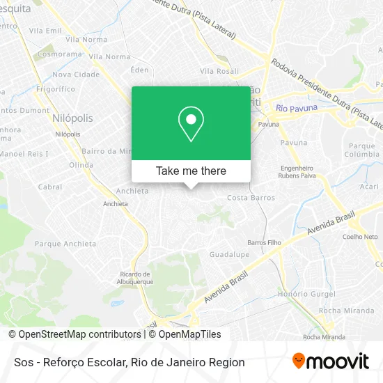 Sos - Reforço Escolar map