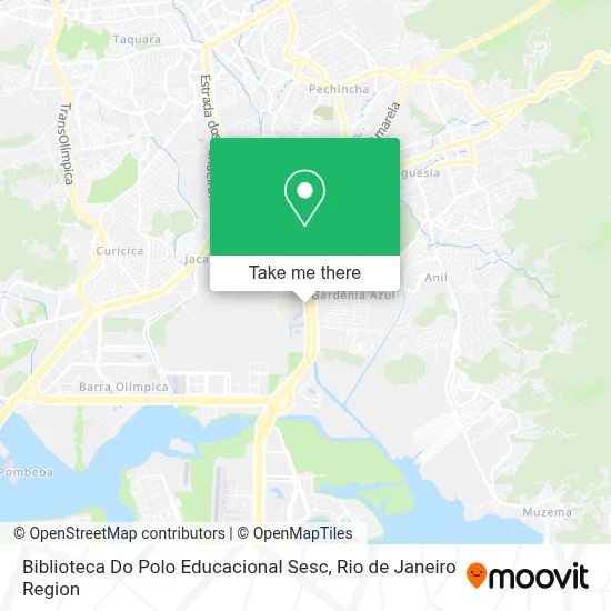 Biblioteca Do Polo Educacional Sesc map