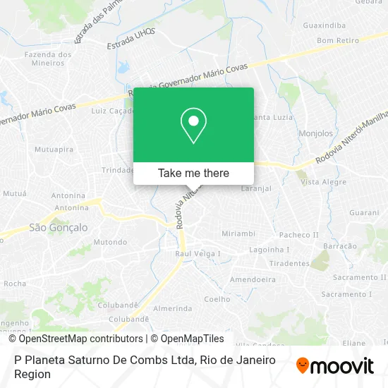 P Planeta Saturno De Combs Ltda map