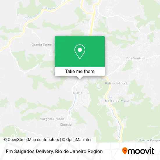 Fm Salgados Delivery map