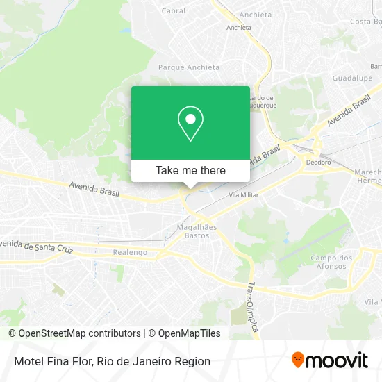 Motel Fina Flor map