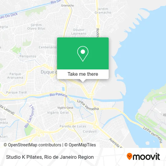 Studio K Pilates map
