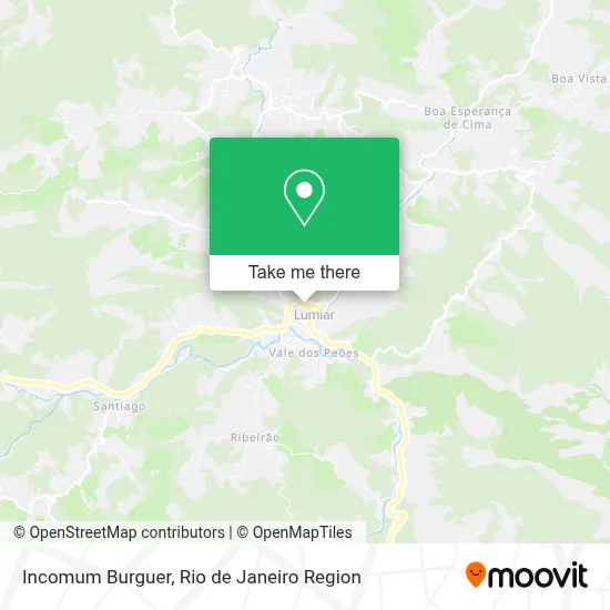 Incomum Burguer map