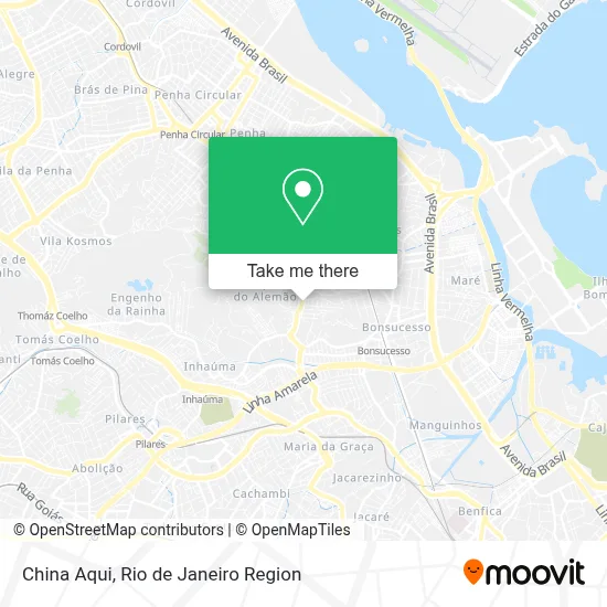 China Aqui map
