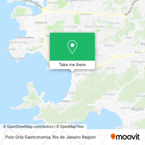 Polo Orla Gastronomia map