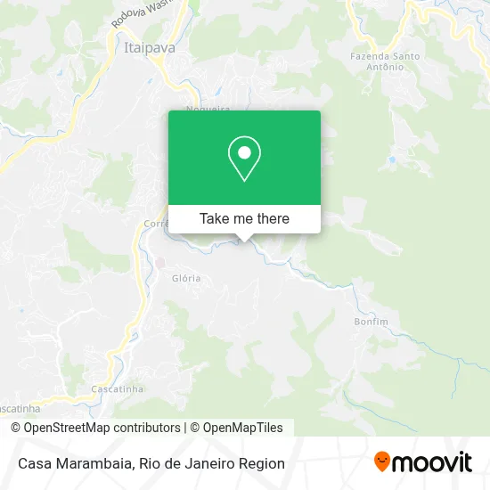 Casa Marambaia map