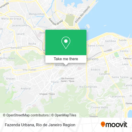 Fazenda Urbana map