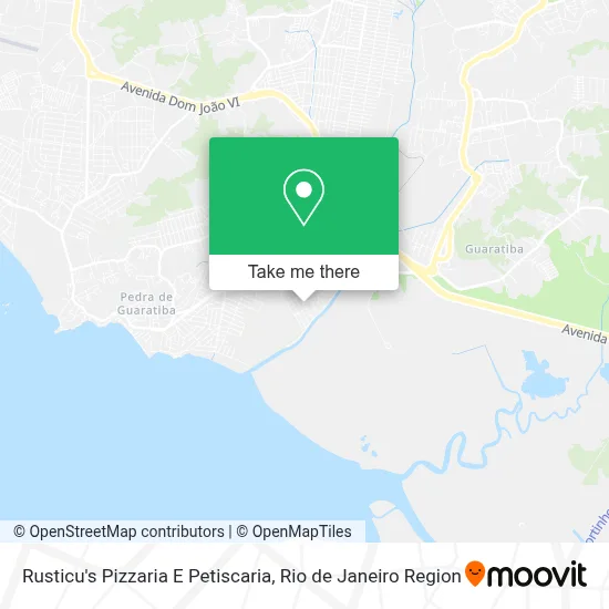 Rusticu's Pizzaria E Petiscaria map