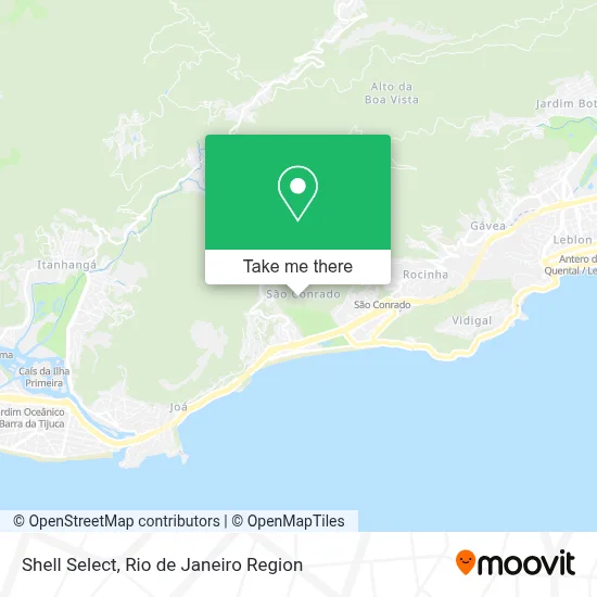 Shell Select map