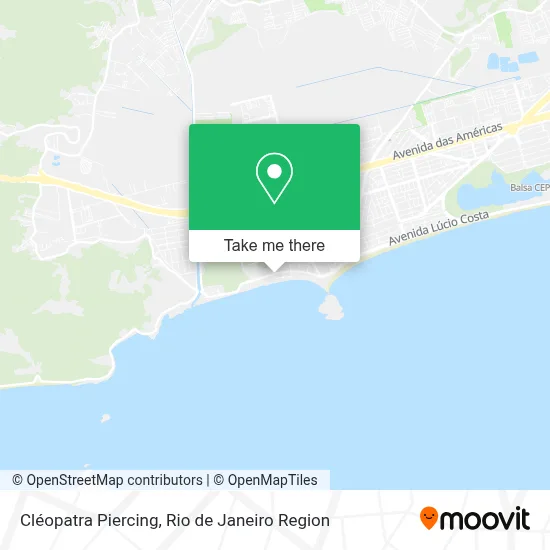 Cléopatra Piercing map