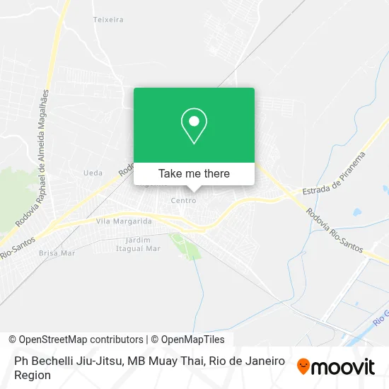 Ph Bechelli Jiu-Jitsu, MB Muay Thai map