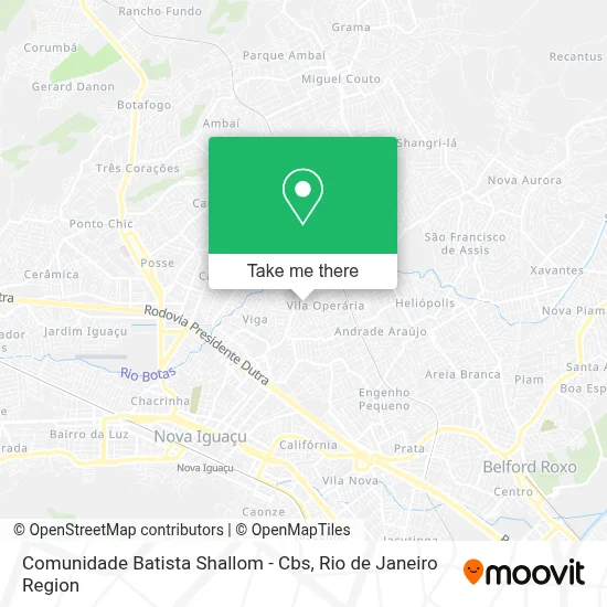 Comunidade Batista Shallom - Cbs map
