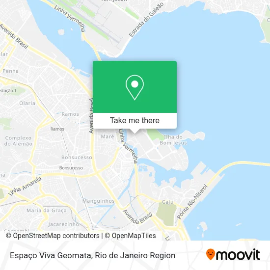 Espaço Viva Geomata map