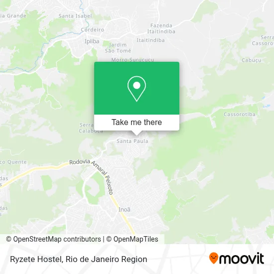 Ryzete Hostel map