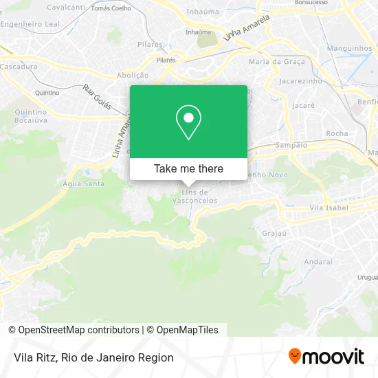 Vila Ritz map
