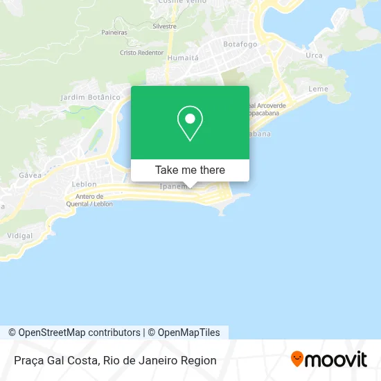 Praça Gal Costa map