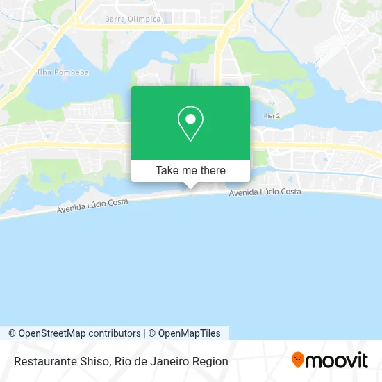 Restaurante Shiso map
