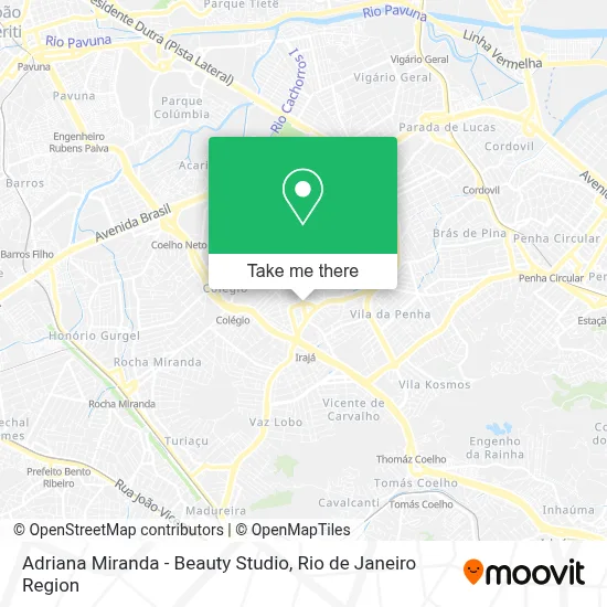 Adriana Miranda - Beauty Studio map