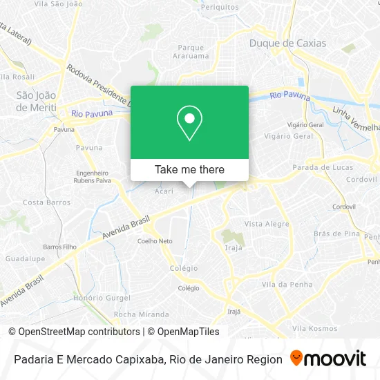 Padaria E Mercado Capixaba map