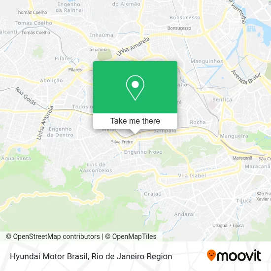 Hyundai Motor Brasil map