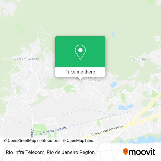 Rio Infra Telecom map