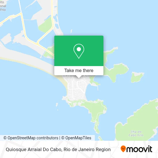 Quiosque Arraial Do Cabo map