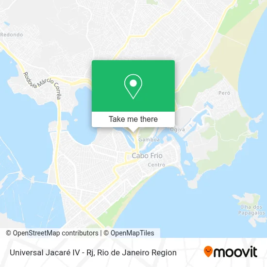 Universal Jacaré IV - Rj map
