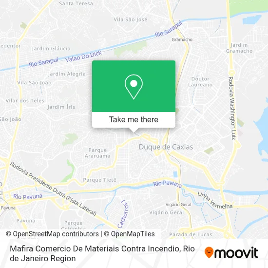 Mafira Comercio De Materiais Contra Incendio map