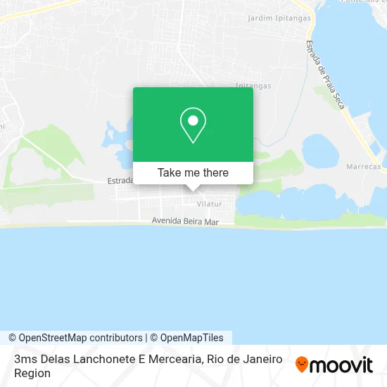 3ms Delas Lanchonete E Mercearia map