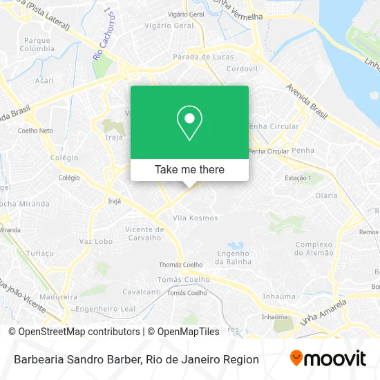Barbearia Sandro Barber map