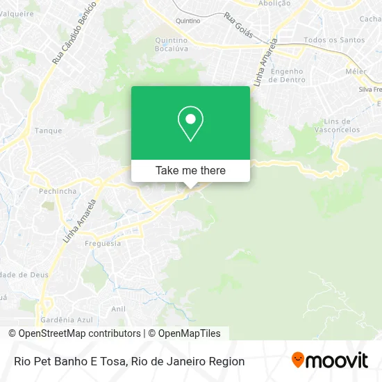 Rio Pet Banho E Tosa map