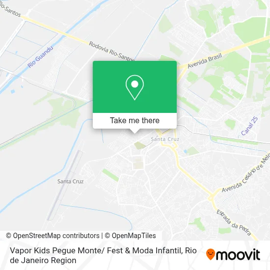 Vapor Kids Pegue Monte/ Fest & Moda Infantil map