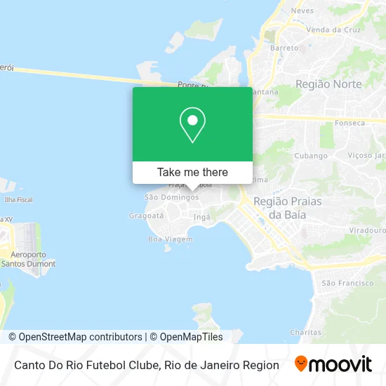 Canto Do Rio Futebol Clube map