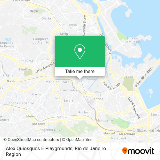 Alex Quiosques E Playgrounds map